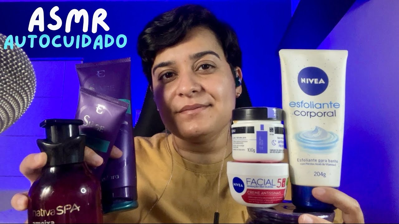 ASMR | MOSTRANDO MEUS PRODUTOS DE AUTOCUIDADO 🧖‍♀️