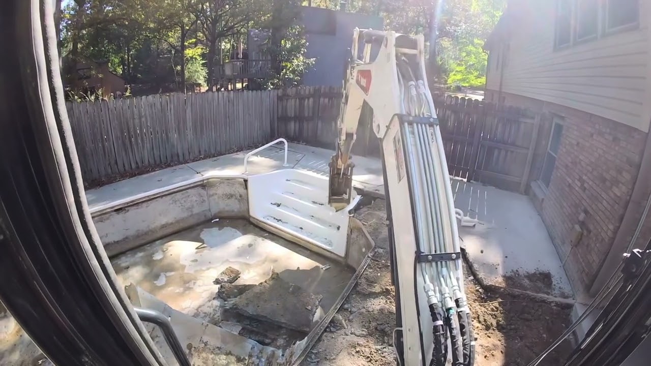 Pool demolition