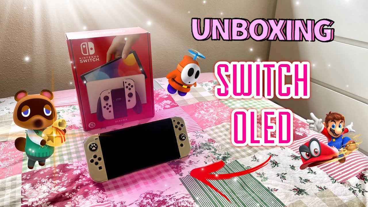 El unboxing más limpio y satisfactorio + ASMR – Nintendo Switch OLED