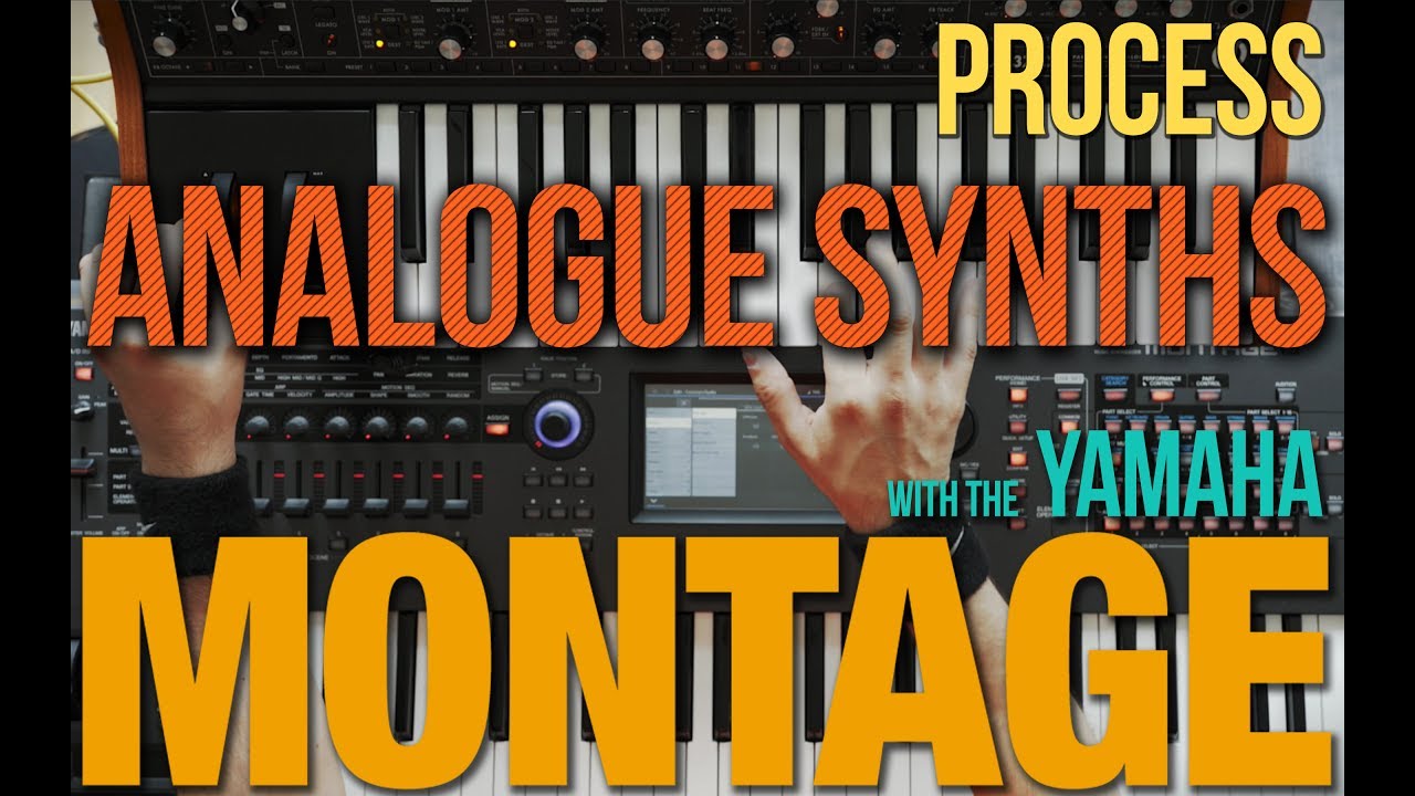 Using Yamaha Montage for processing Analogue Synths (Moog Sub37)-There's a pedalboard in my synth!