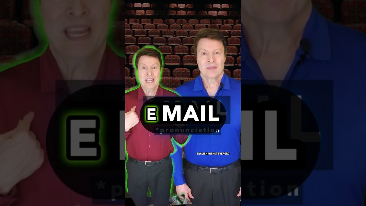 How to say email? Sound more like a native speaker US/UK  #englishpronunciation #englishtips