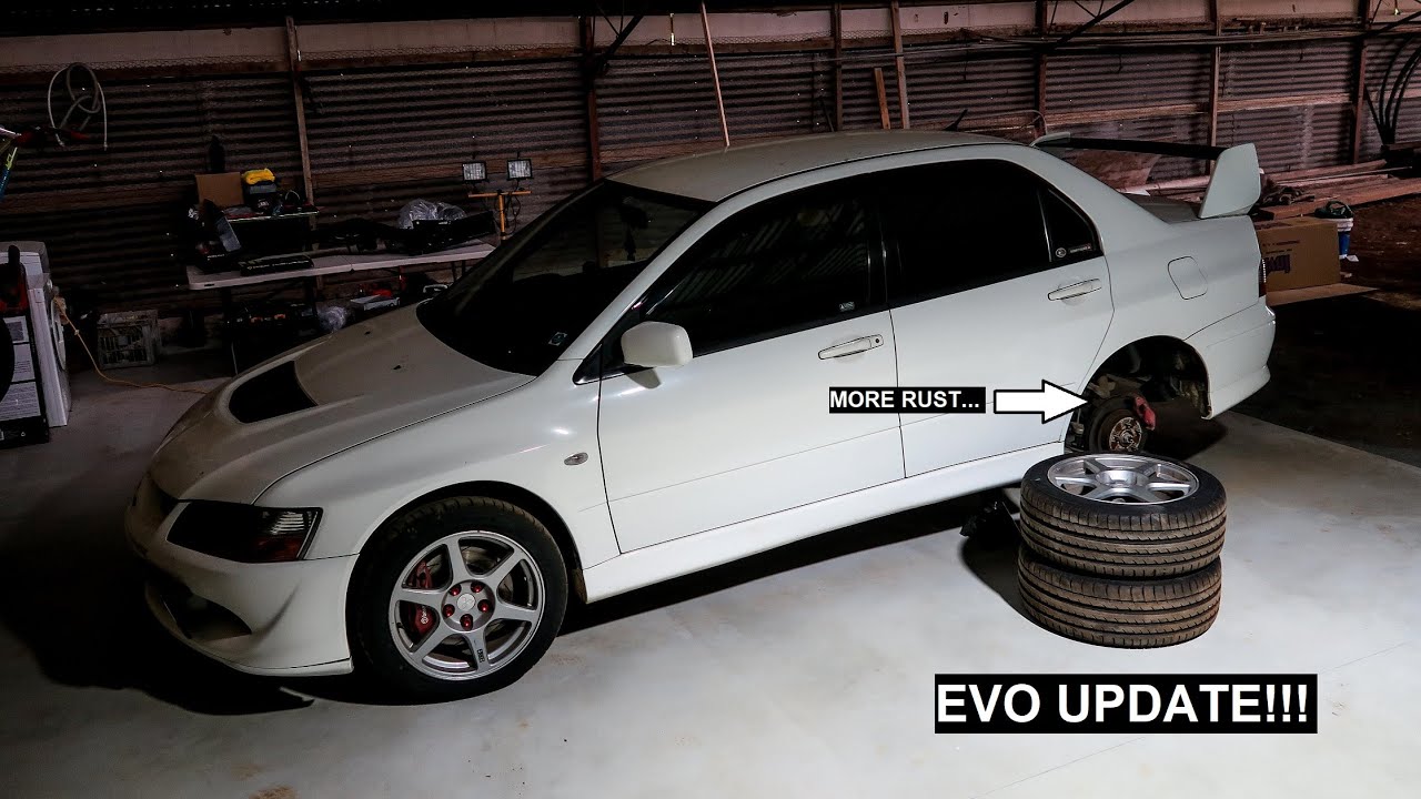 Rusty Evo 8 & Shed update!!!