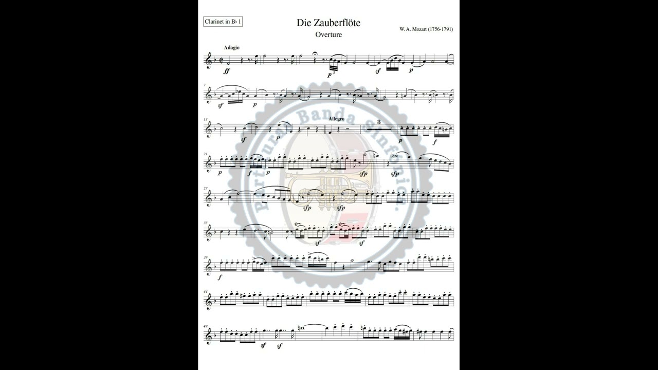 Die Zauberflote - La Flauta Magica- W. A. Mozart -Overture