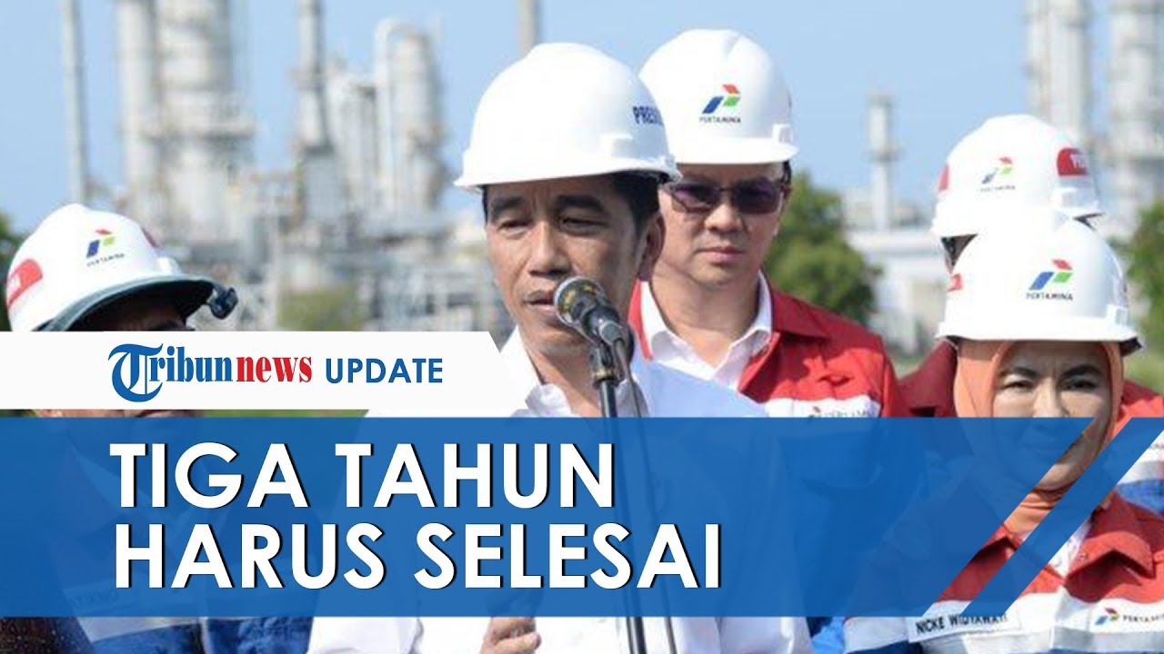 Tinjau Kilang Petrokimia TPPI di Tuban, Jokowi Minta Selesai Dalam 3 Tahun