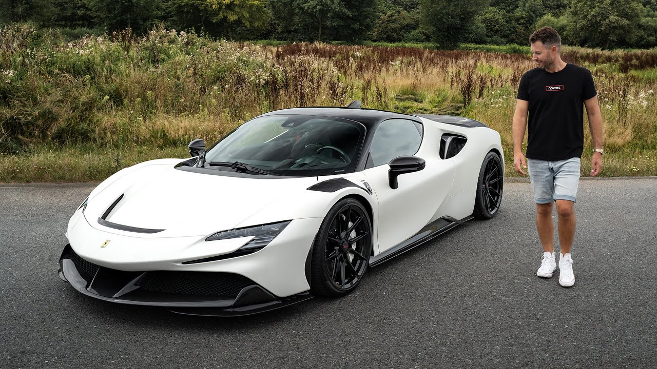1109hp Novitec Ferrari SF90 in matt white ... / The Supercar Diaries