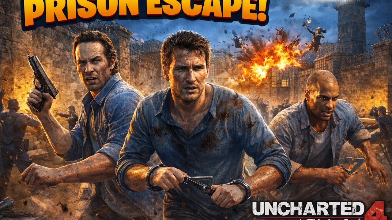 prison escape uncharted 4 #1