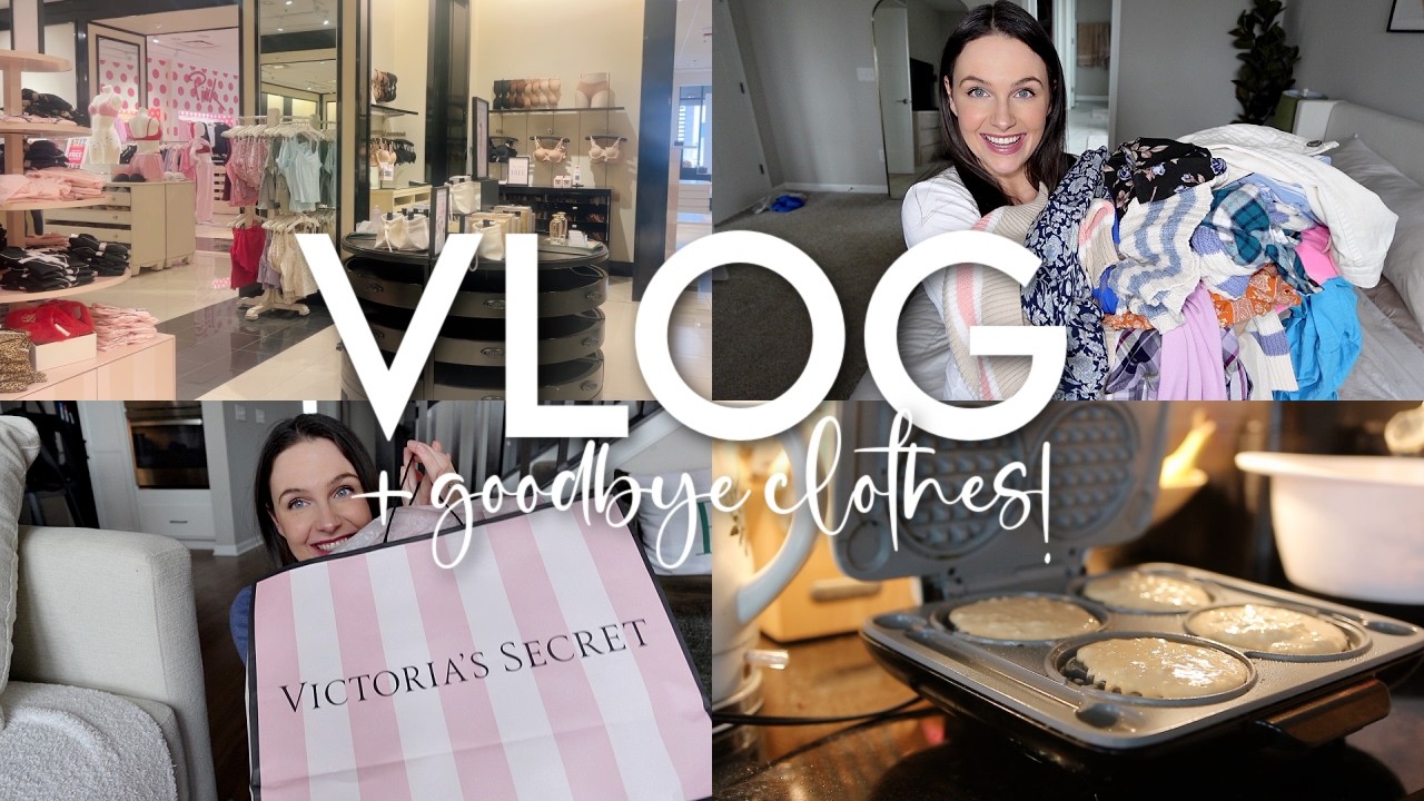 VLOG: big closet clean-out, Victoria’s Secret haul, burn bootcamp on demand + new muffin recipe!
