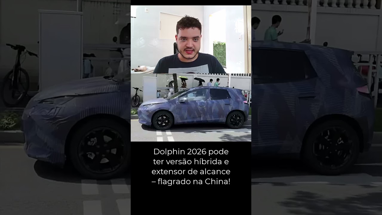 Dolphin 2026 pode ter versão híbrida e extensor de alcance – flagrado na China! 