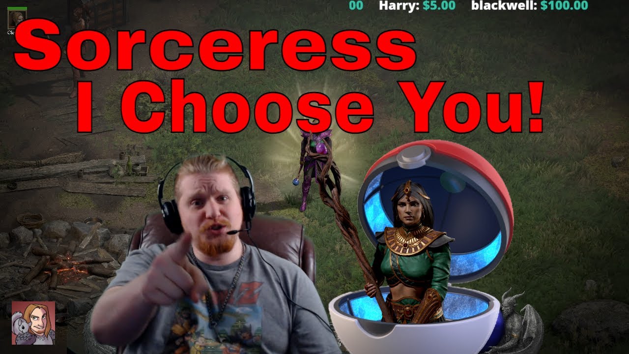 D2R Ladder Starter Character I Choose YOU! (Sorceress)
