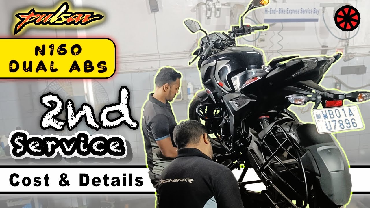 2nd Service Cost of N160 - After 4 Months #servicecost #bikeservicing #bajajpulsar #issues