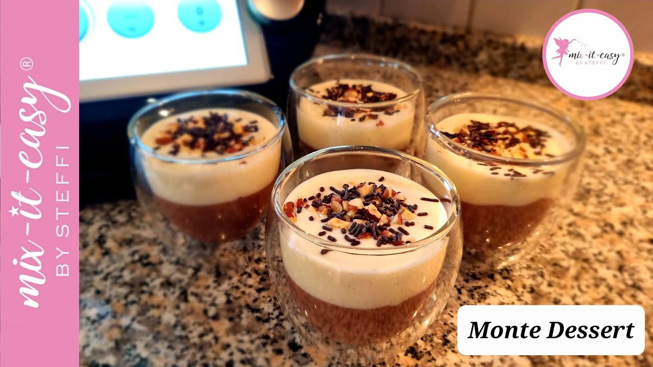 💯 Das BESTE MONTE DESSERT - so einfach selbstgezaubert 🍧 Thermomix® TM6