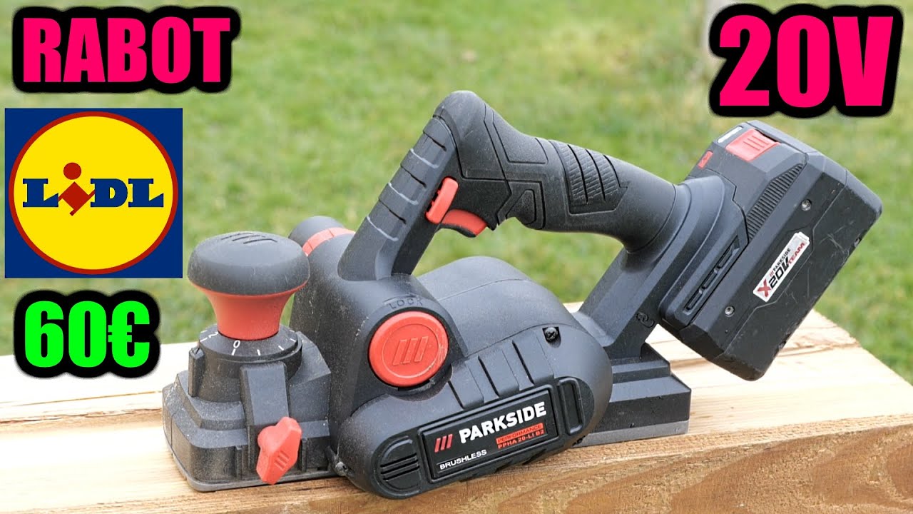LIDL Аккумуляторный строгальный станок 20V PARKSIDE PERFORMANCE BRUSHLESS PPHA 20-Li B2