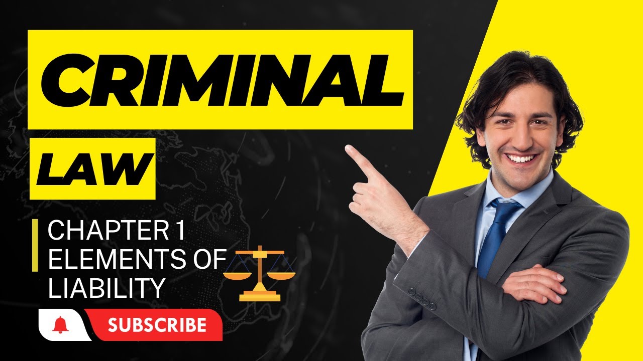 chapter 1| element of criminal liability explained| criminal law| unisa