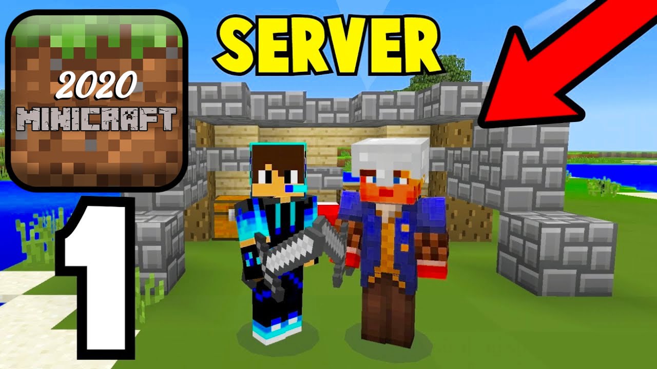 Minicraft 2020 - ONLINE SURVIVAL SERVER Part 1 - Gbabs