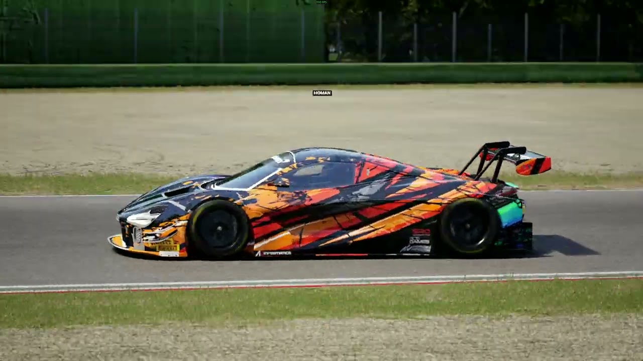 ACC seizoen 21 week 7 IMOLA mclaren 720s EVO