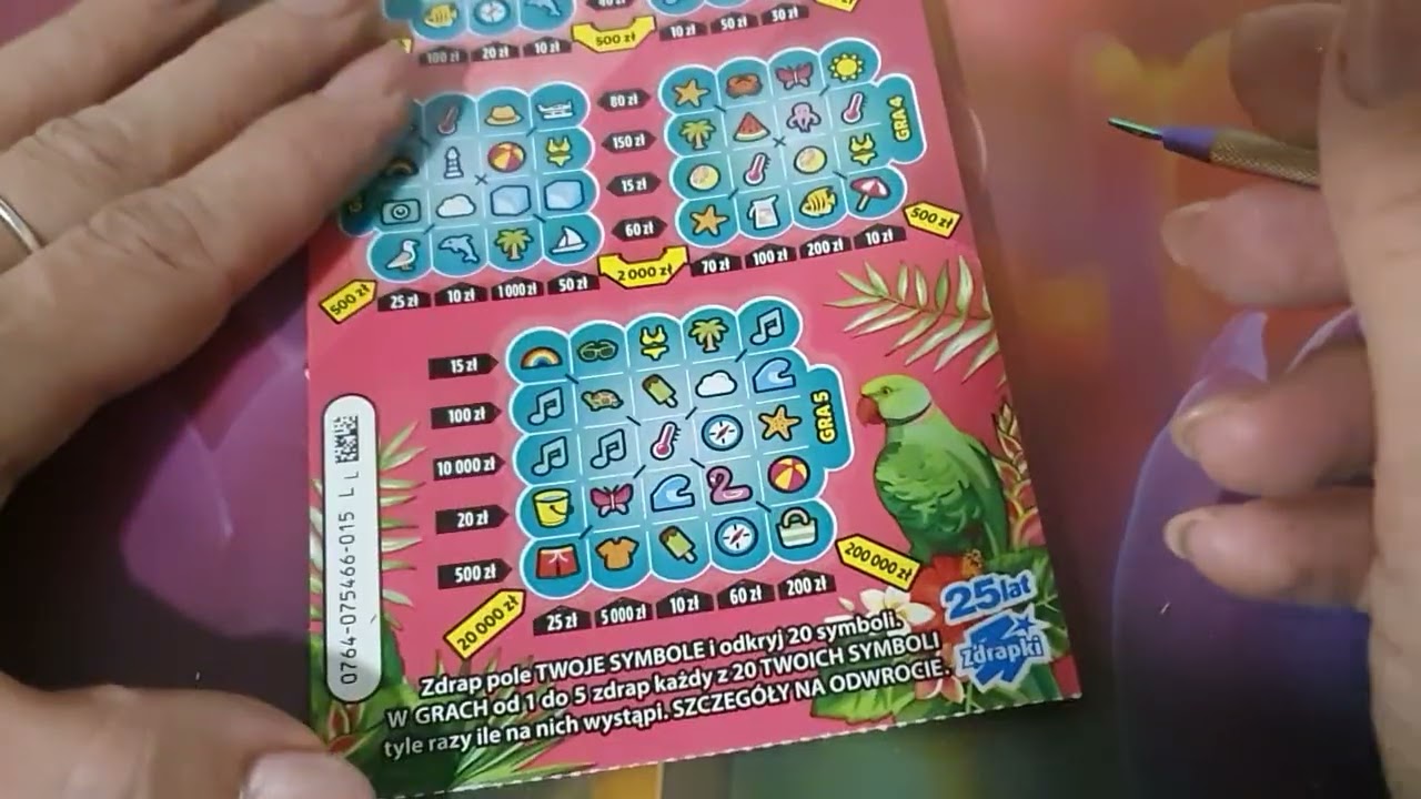 Zdrapki # 1124 premiera zdrapki Białe Diamentowe 7 z bonusem