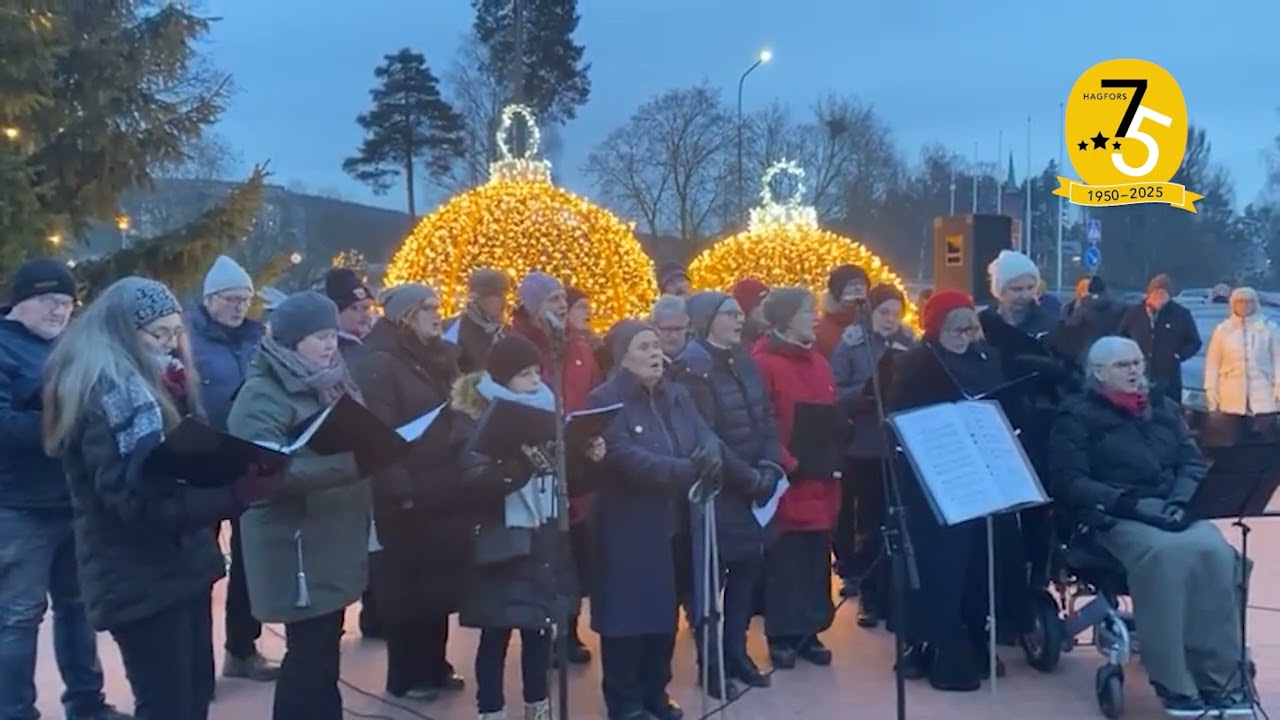 Hagfors 75 jubilumsfirande nyårsafton