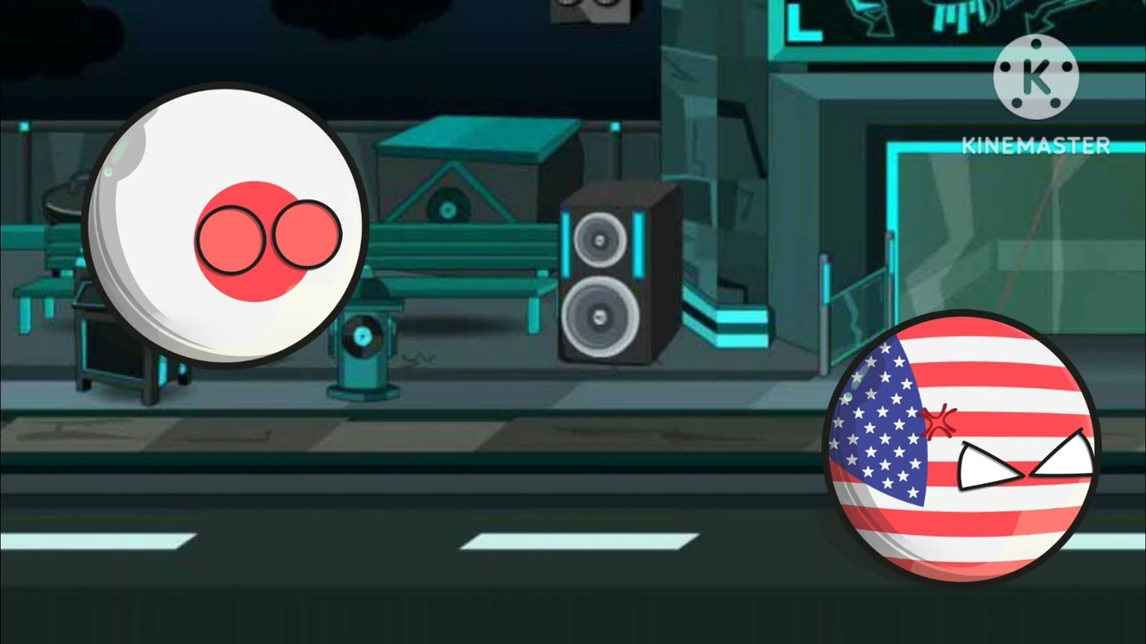 Prey d side version countryballs[Ft. E.E.U.U., China y Japon].