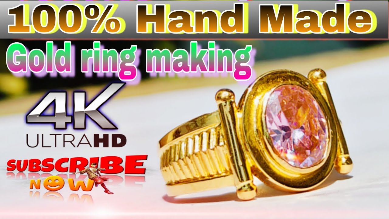 hand made 💯% gold ring making | anguthi bane ka sahi tarika | making gold rings 100% processing