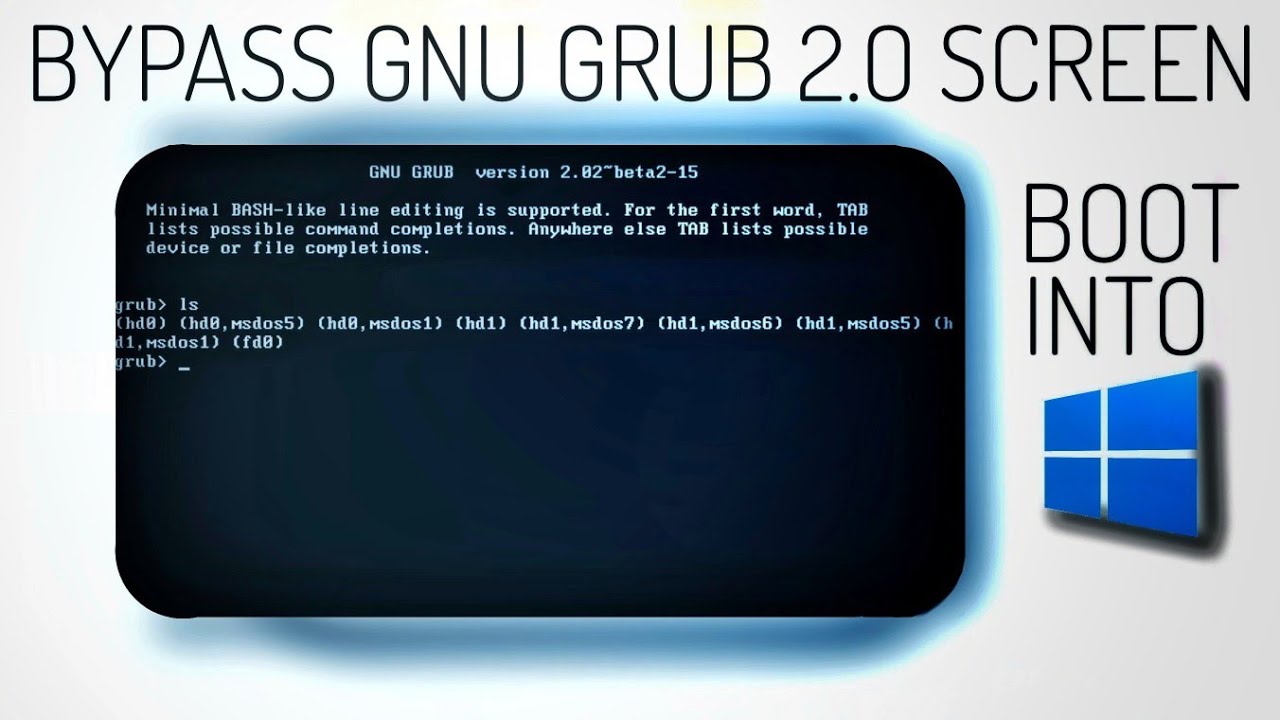 Застряли на экране GNU Grub 2.0? Попробуйте это!