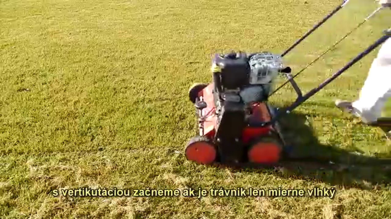 Jarná vertikutácia trávnika - Záhradník LUKAS