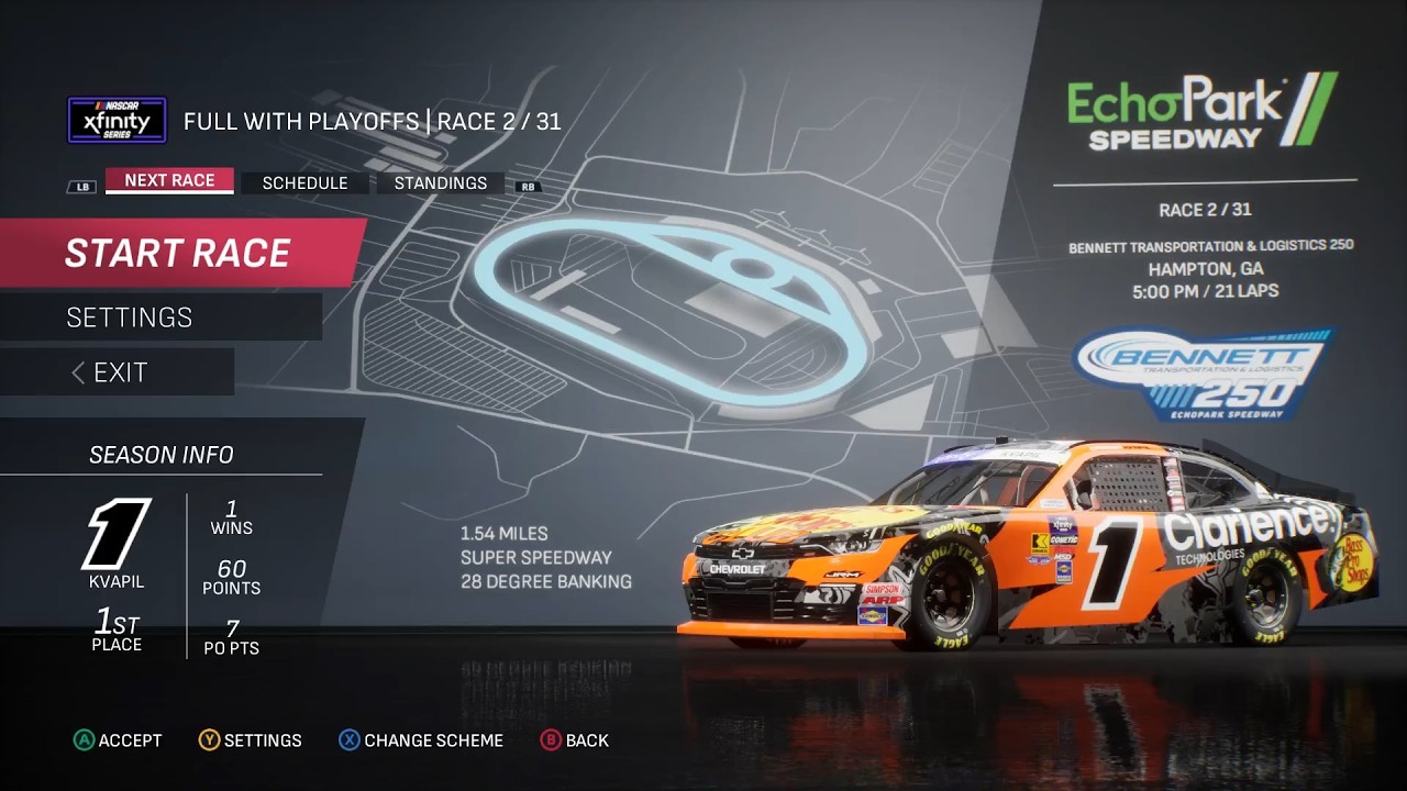 NASCAR 25 - Carson Kvapil Championship Mode - Race 2/31