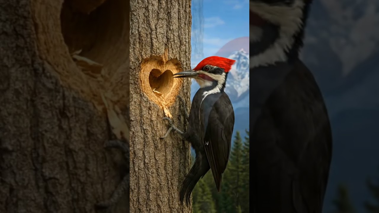 This Woodpecker Made the Apple Logo! 😱