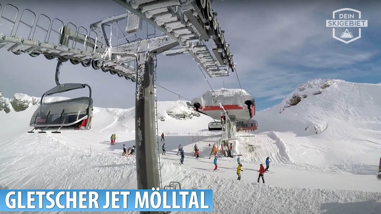 Sesselbahn Gletscher Jet am Mölltaler Gletscher