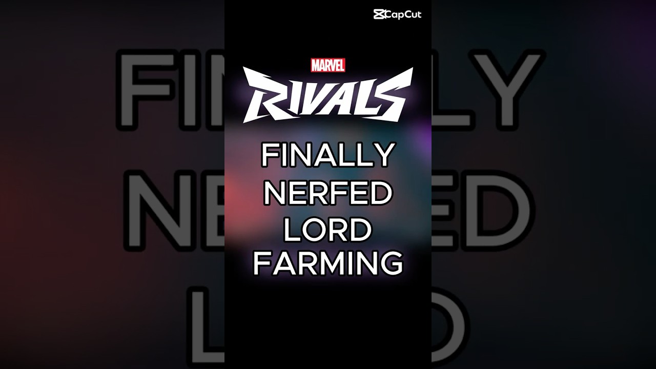 LORD FARMING IS GONE!!!  #marvelrivals #gaming #funny