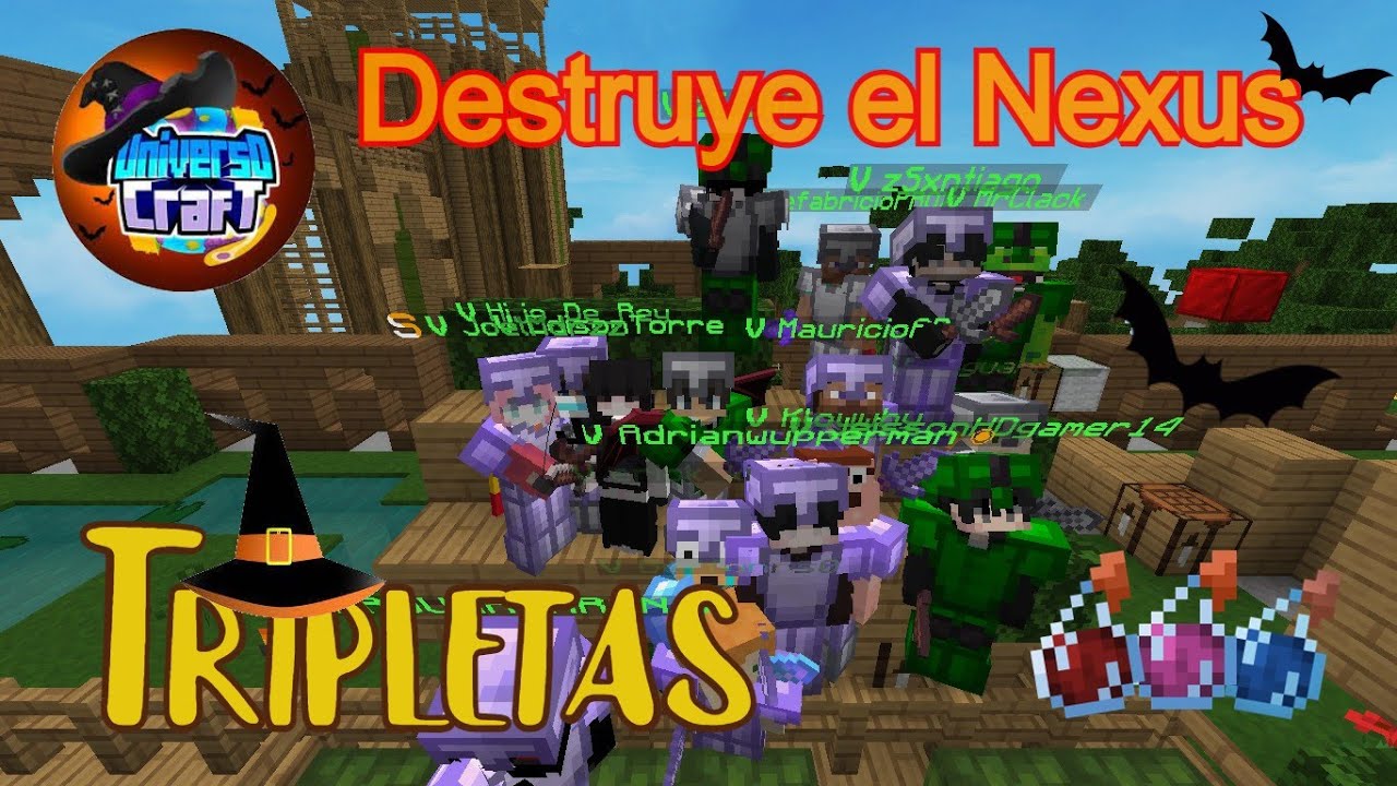 EN UNIVERSOCRAFT🌎 | DESTRUYE EL NEXUS ⚔️ / TREMENDOS RUSH🔥 Y CLIPS📹 c/ AsesinoGamer // mini clan war