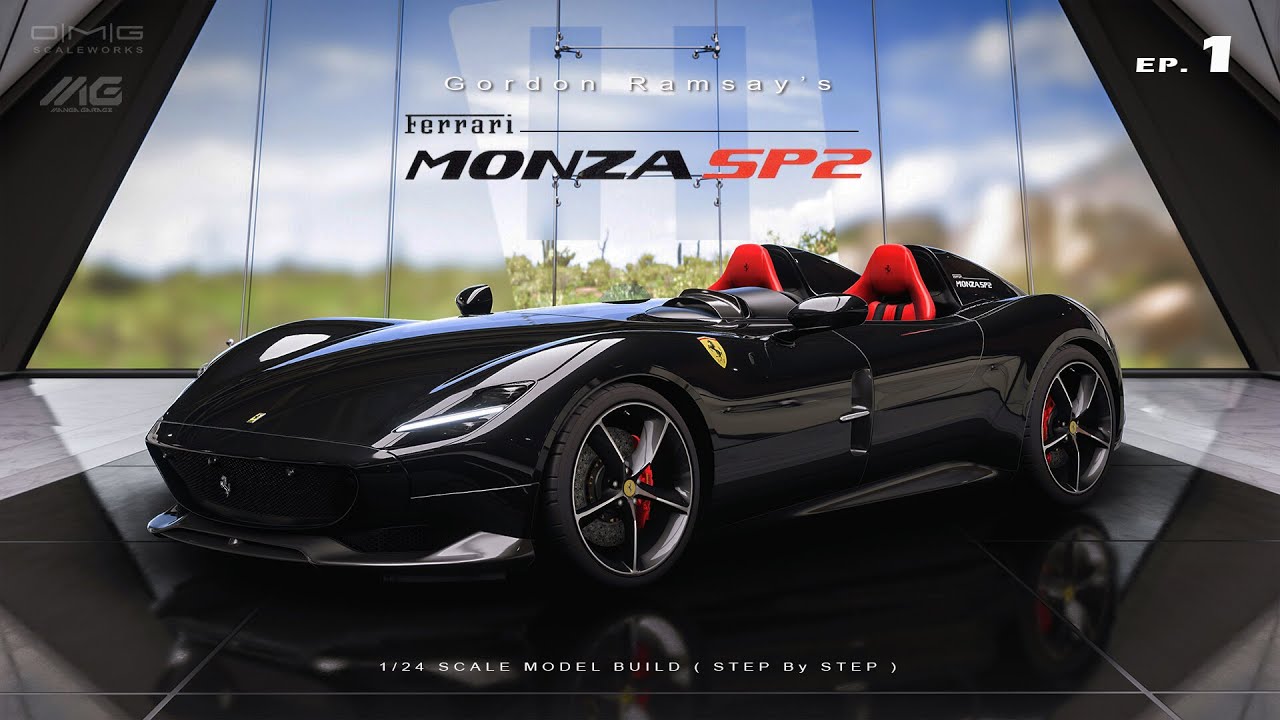01 | Ferrari Monza SP2 | Alpha Model | 1/24 | Scale Model Building | ASMR |
