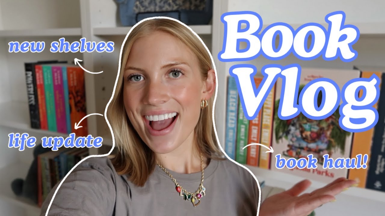book vlog! 📖✨ (new bookshelves, book haul, and updates)