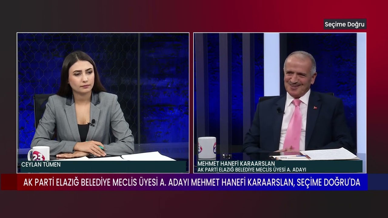 Seçime Doğru /Ak Parti Elazığ Belediye Meclis Üyesi A. Adayı Mehmet Hanefi Karaarslan/ Ceylan Tümen