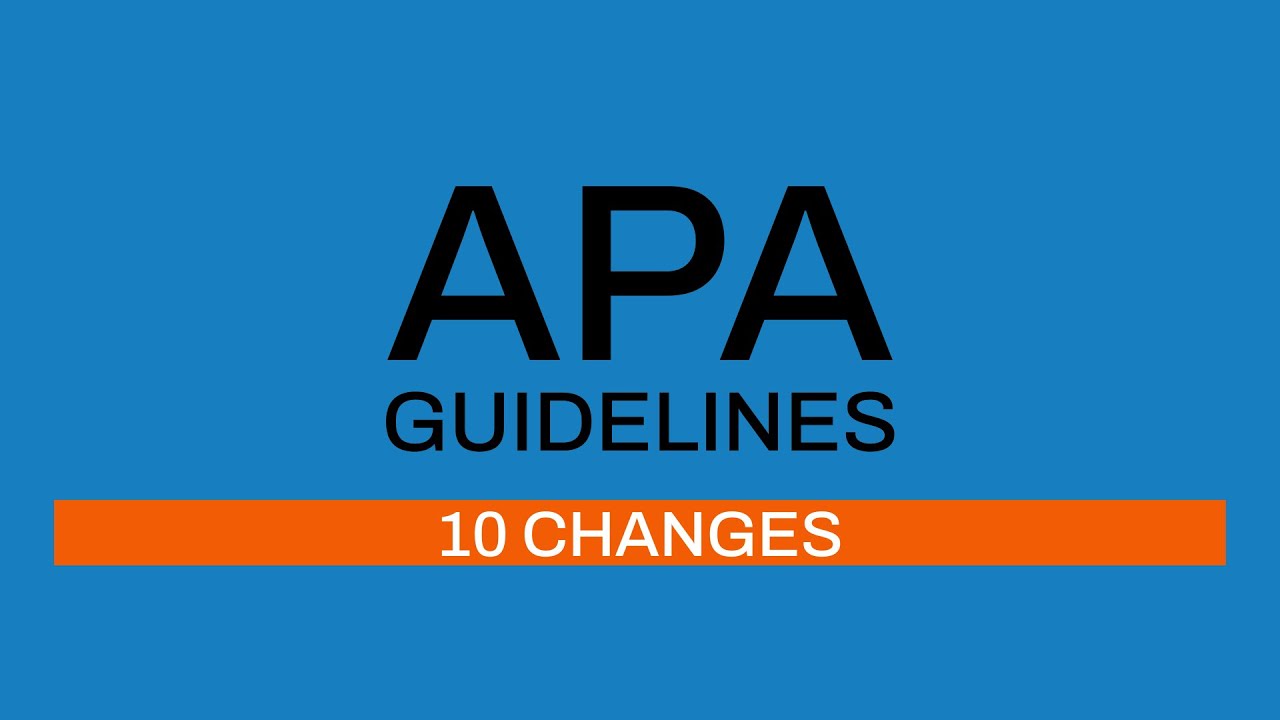 Рекомендации APA: 10 различий между 6-м и 7-м изданиями APA