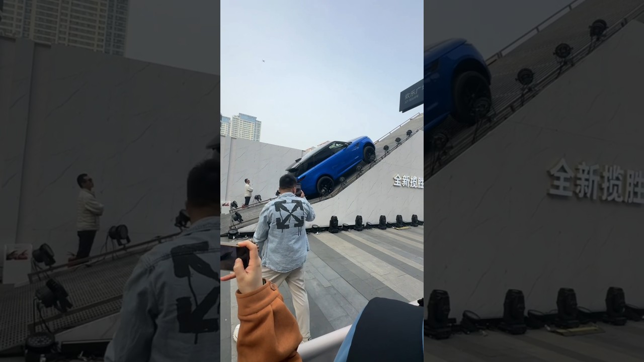 Grandpa Of All SUV Range Rover Sport Stunt!! #RangeRover #shorts #sports