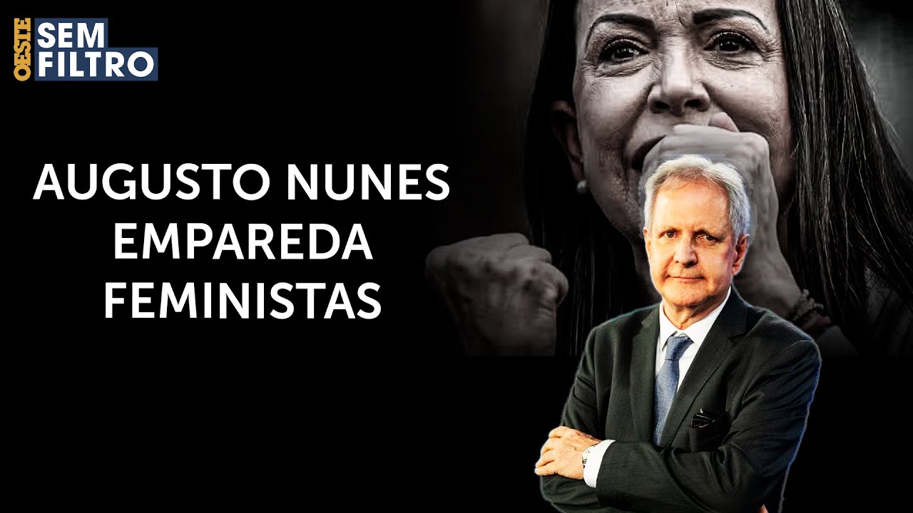 Augusto celebra Nobel da Paz a María Corina Machado e cobra reconhecimento das feministas