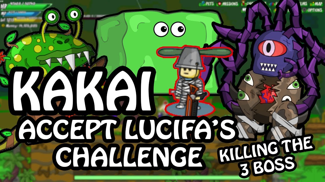 kakai accept Lucifa's challenge - Helmet Heroes