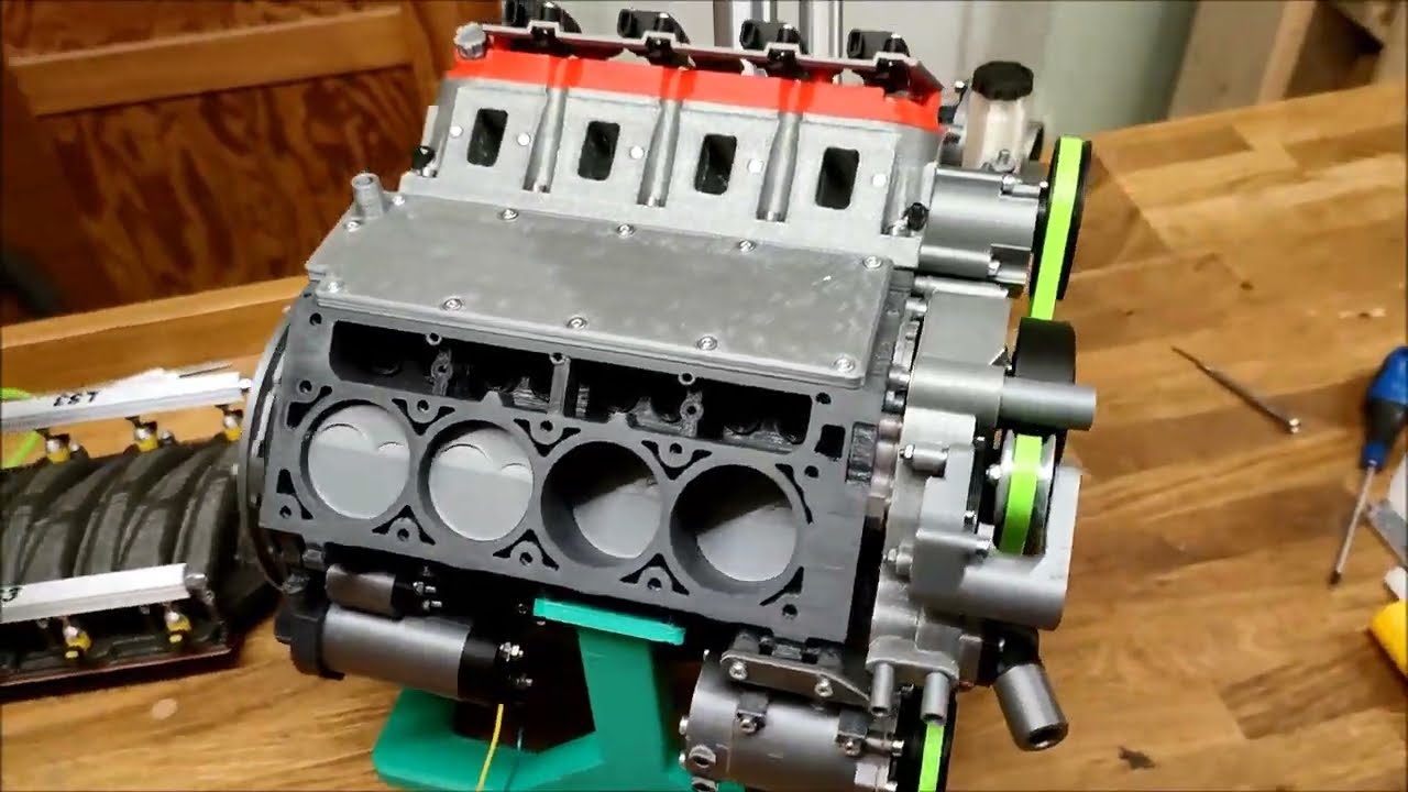 Moteur V8 Chevy LS3 en impression 3D (Partie 1)