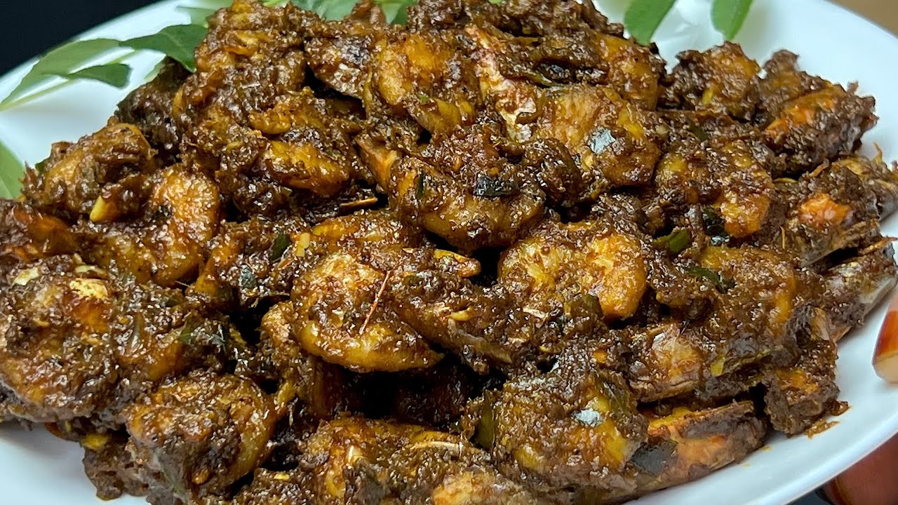 കൊതിപ്പിക്കും രുചിയിൽ ചെമ്മീൻ വരട്ടിയത് | കേരള സ്റ്റൈൽ നാടൻ ചെമ്മീൻ റോസ്റ്റ് | Prawns Roast Recipe