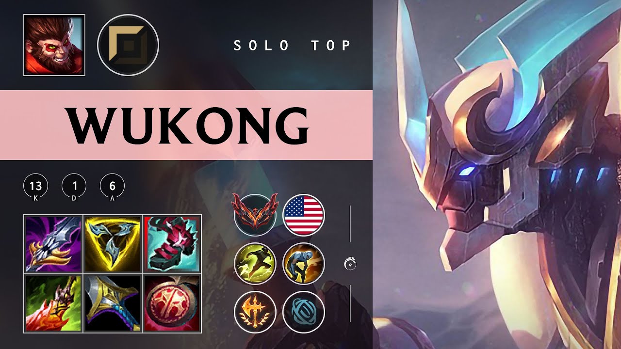 Wukong Top vs Akali - NA Grandmaster Patch 25.24