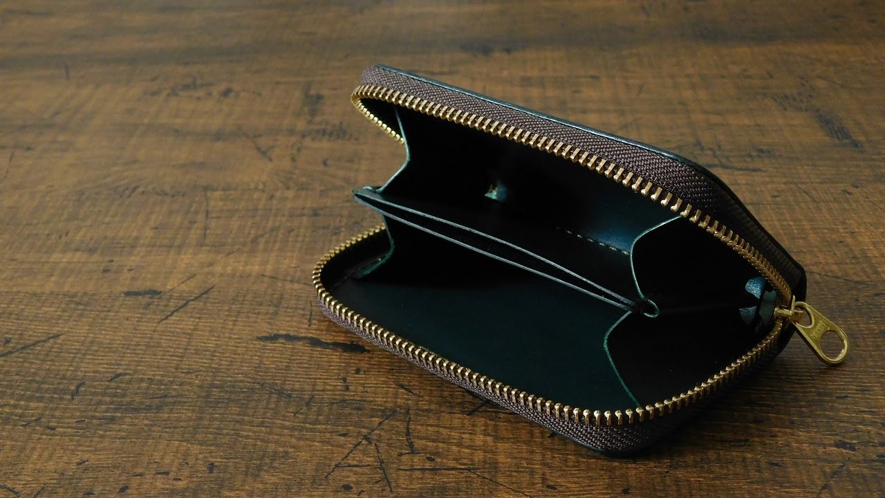 Молния кошелек производство(PDF free pattern)/Кожаная работа/leather craft
