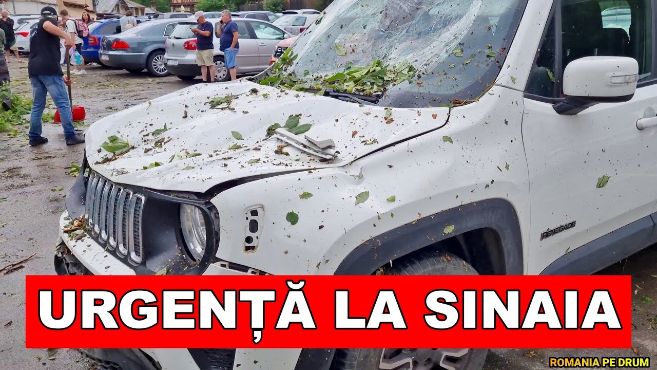 Statiunea turistica SINAIA distrusa de vijelie / Situatie de urgenta 09.07 2025