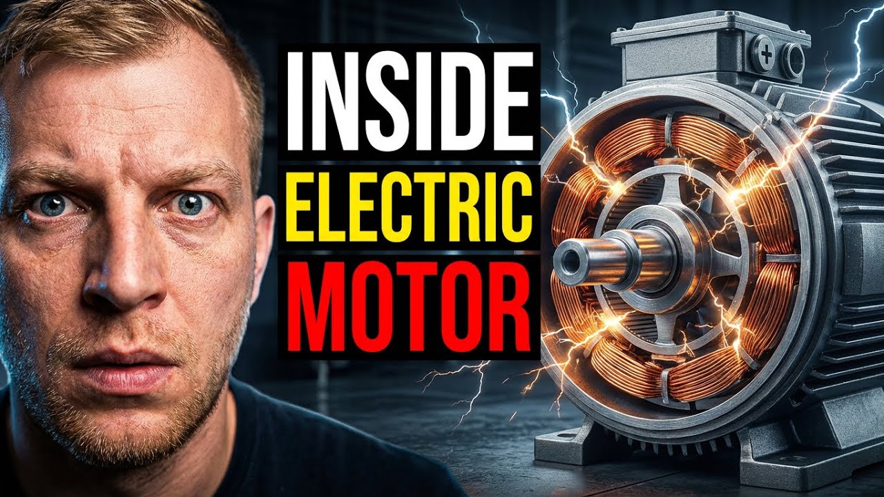 ⚡ INSIDE AN ELECTRIC MOTOR ⚙️