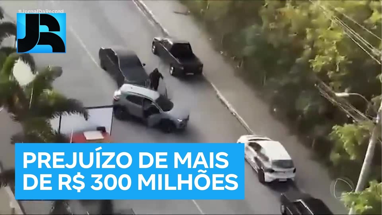 Roubo de cargas causa prejuízo de mais de R$ 300 milhões no RJ em 2025