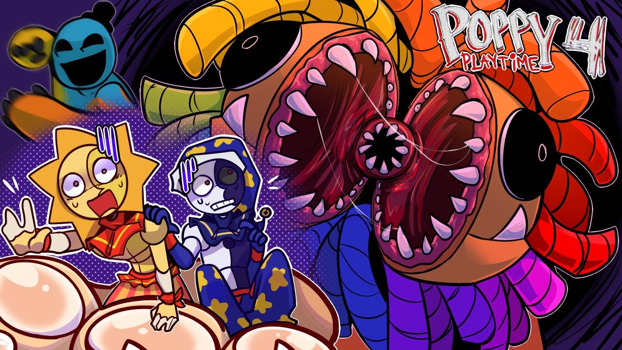 Sun and Moon Play POPPY PLAYTIME CHAPTER 4!