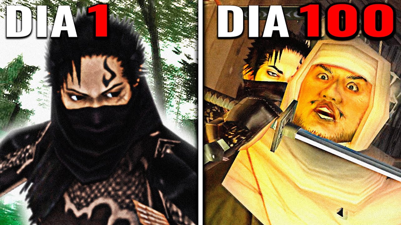 PASSEI 100 DIAS COMO UM NINJA VINGADOR EM SHINOBIDO WAY OF THE NINJA DO PS2