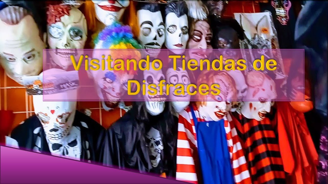 Visitando Tiendas de Disfraces para Halloween.