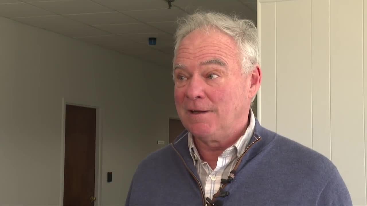 Kaine calls offshore wind a ‘Virginia pride moment’ as construction resumes at Portsmouth terminal