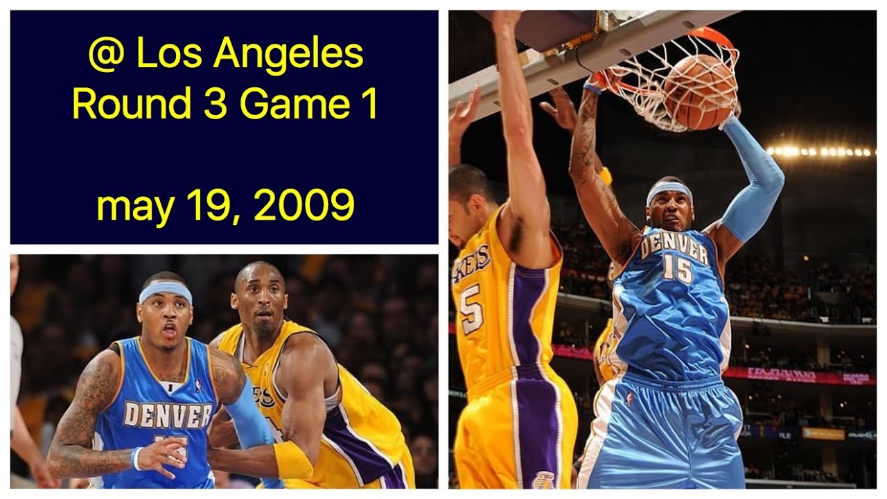 Carmelo Anthony 39 pts @ Los Angeles Lakers Game 1 Highlights (may 19, 2009)