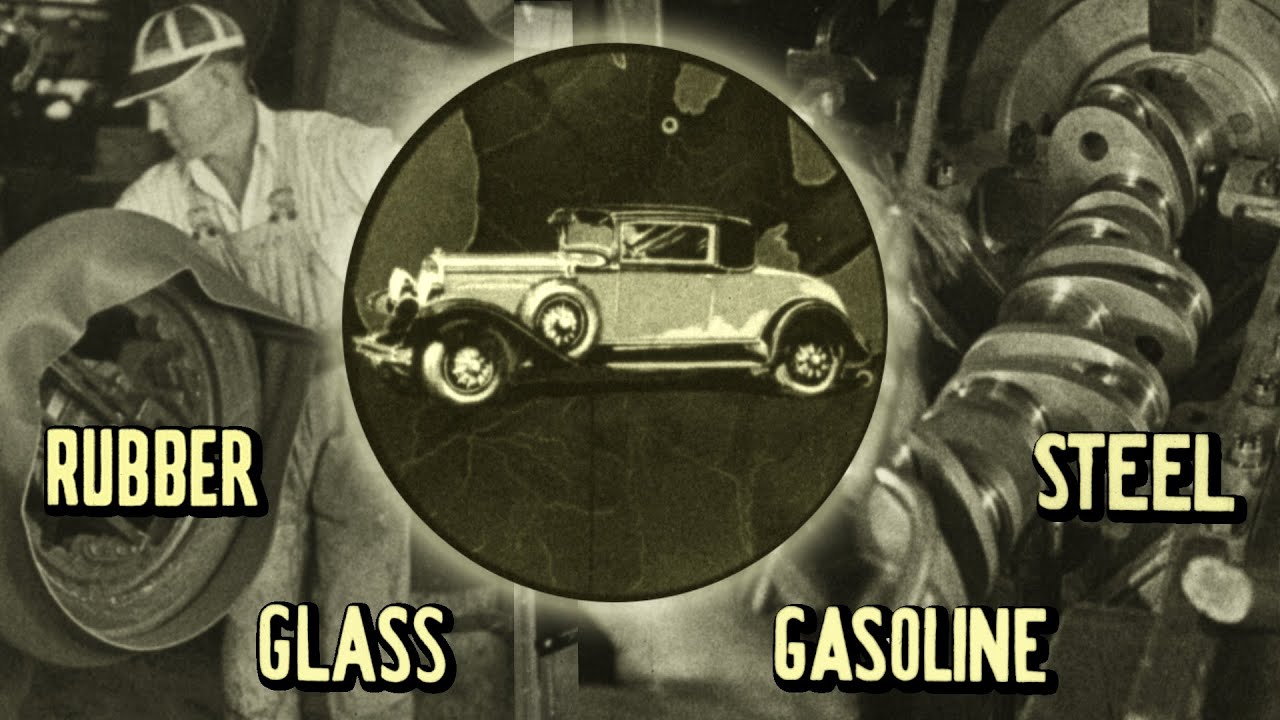 Making the Automobile, 1929 Film: Steel, Rubber, Glass, & Gas | 16mm Film Scan